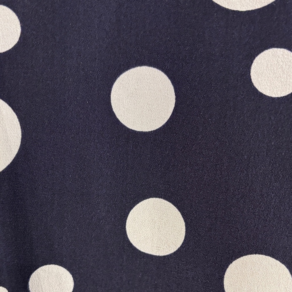 Vintage Les Copains 100% Silk Polka Dot Dress Made in Italy IT 42 - Picture 6 of 9